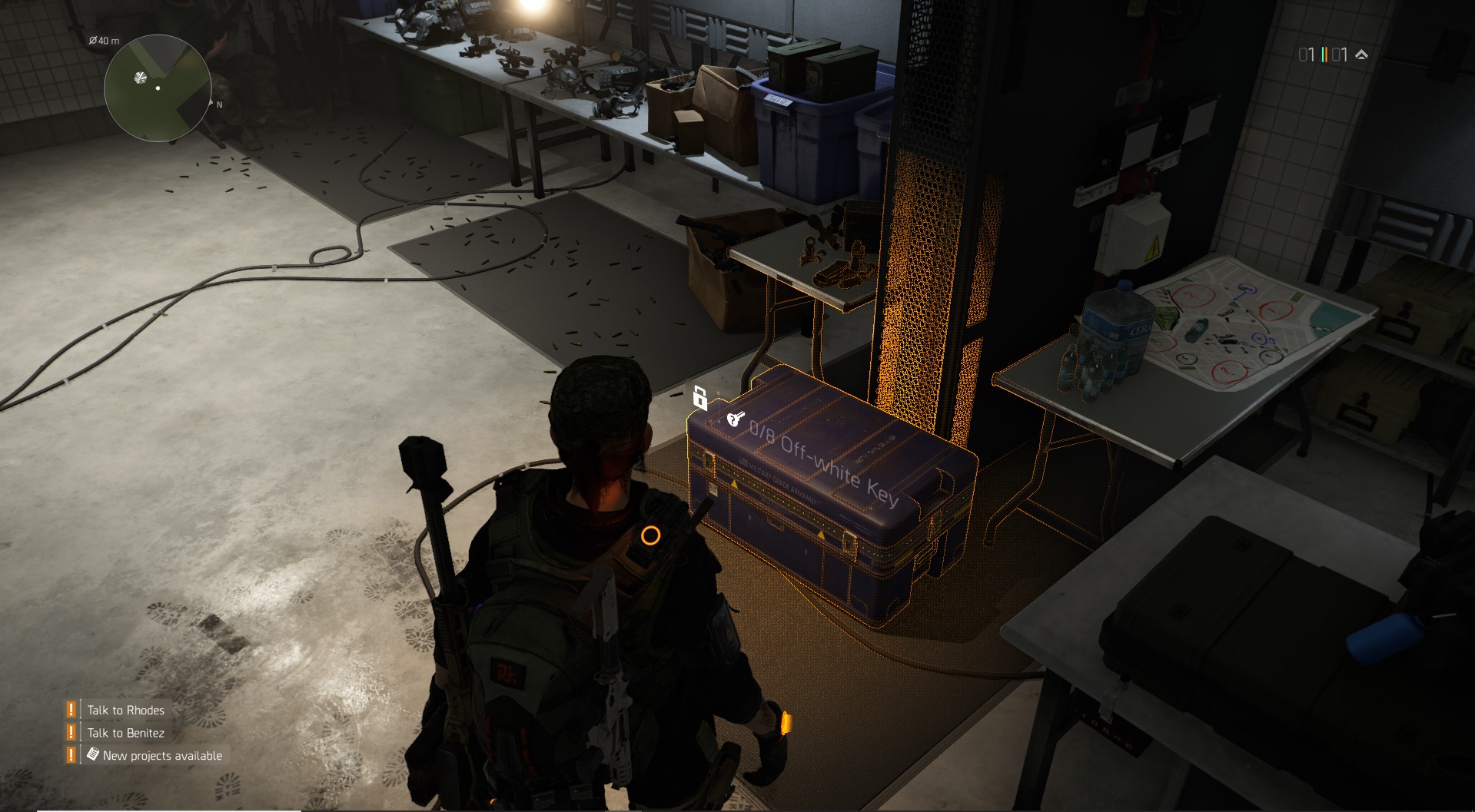 How to find Offwhite keys in The Division 2 Gamepur