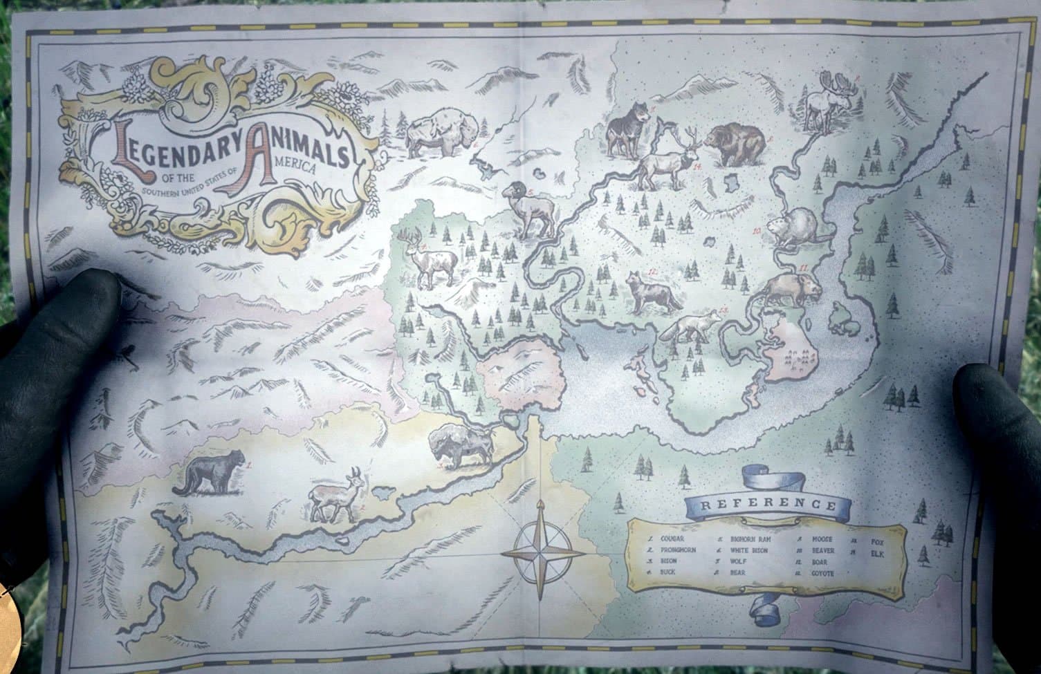 Every Legendary Animal Location In Red Dead Redemption 2 Gamepur