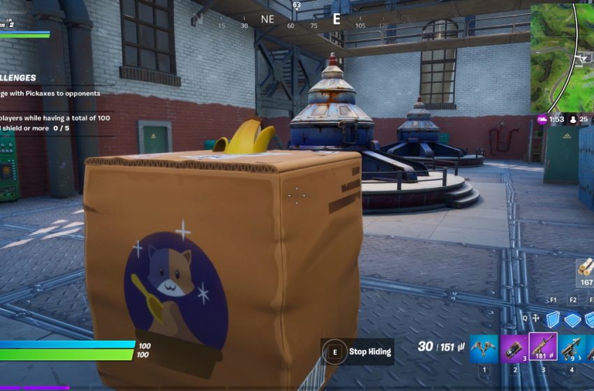 How To Get And Use Cardboard Boxes In Fortnite Chapter 2 Season 2 Gamepur - metal gear solid cardboard box roblox