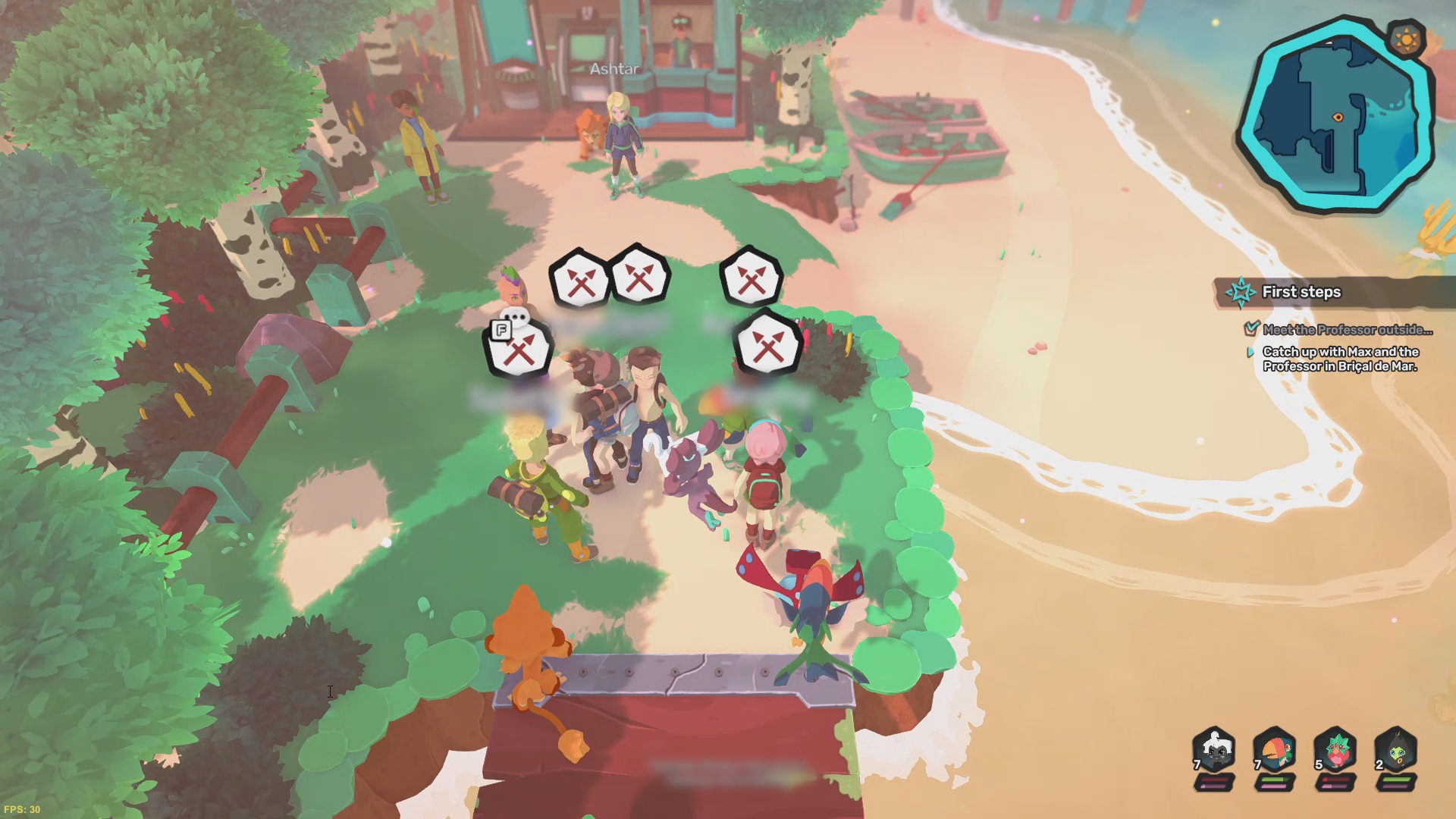 Many players on screen at once.