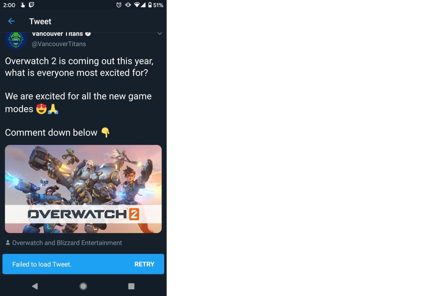 overwatch 2 release date 2020