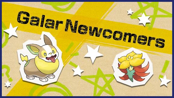 Pokemon Sword and Shield Galar Newcomers