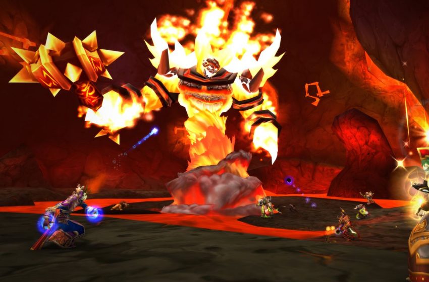 World of Warcraft Ragnaros Molton Core boss