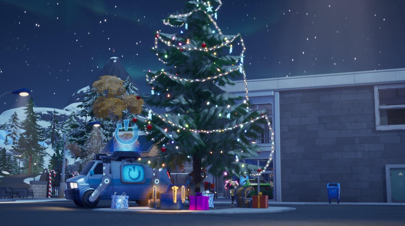 Where to Dance at Holiday Trees in Different Named Locations in Fortnite Gamepur