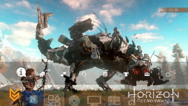 Horizon: Zero Dawn PS4 Theme