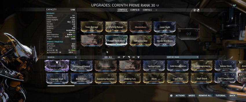 Corinth Prime Build Warframe Gamepur