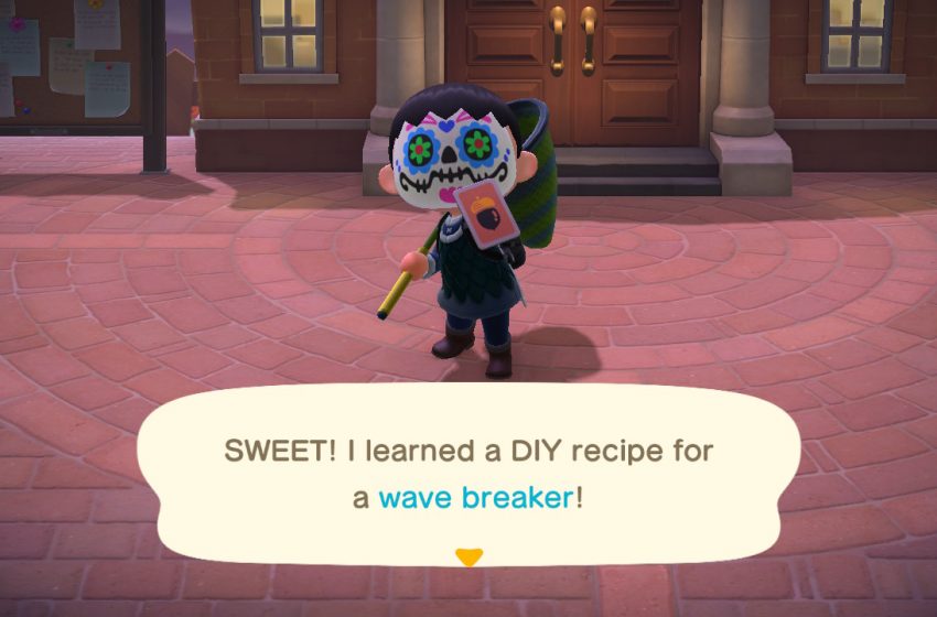 How To Get And Craft The Wave Breaker In Animal Crossing New Horizons Gamepur