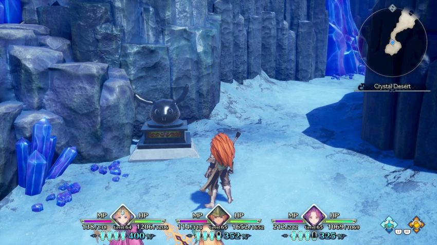 Trials of Mana Black Rabite Statue