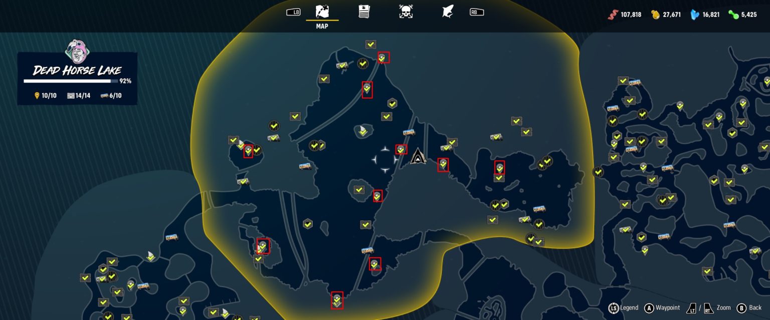 All Golden Shores Landmark locations in Maneater Gamepur