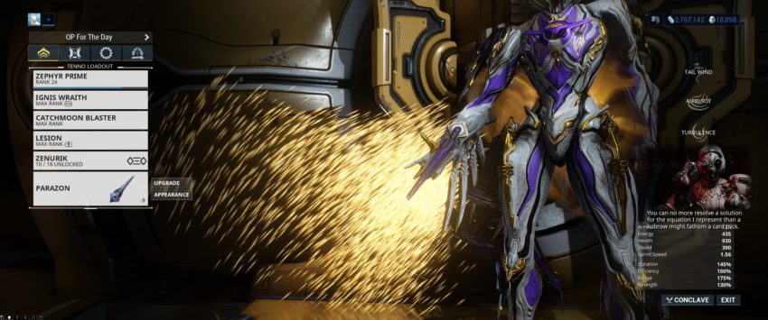 Warframe Parazon Guide How To Get And Use Your Parazon Gamepur - mercy kill roblox