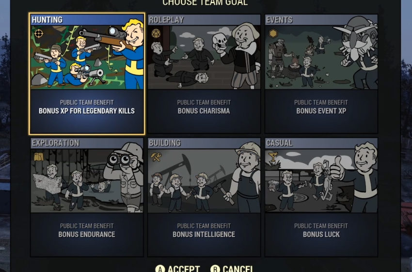 How to increase bond with Public Teams in Fallout 76
