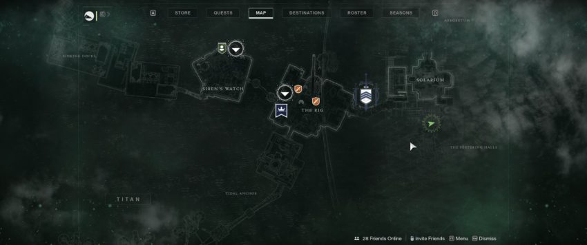 Festering Halls Map