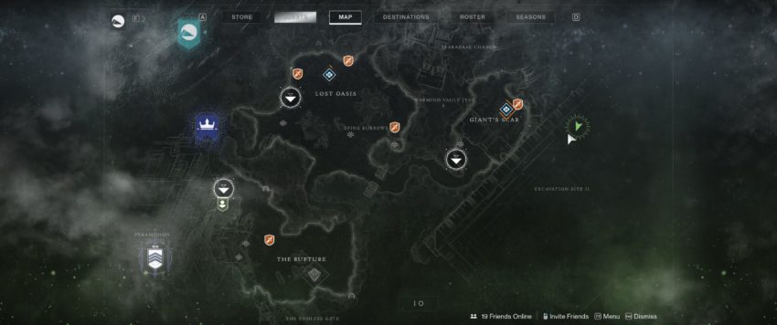 Excavation Site Map