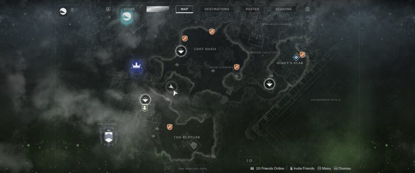 Sanctum of Bones Map