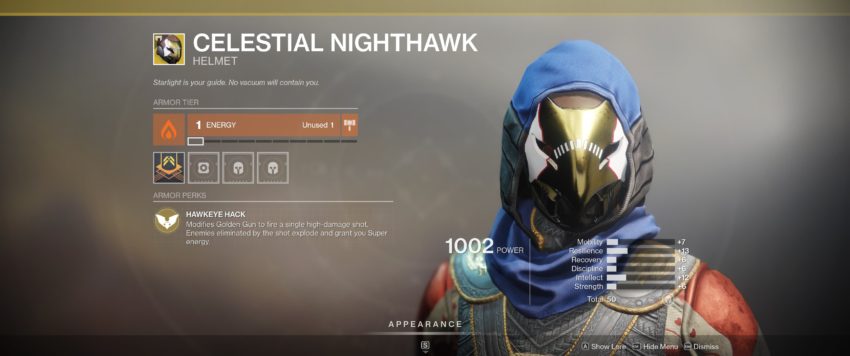 Celestial nighthawk destiny 2 как получить