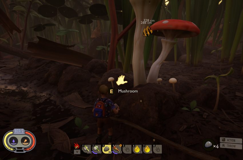 How to make a mushroom garden in Grounded Gamepur