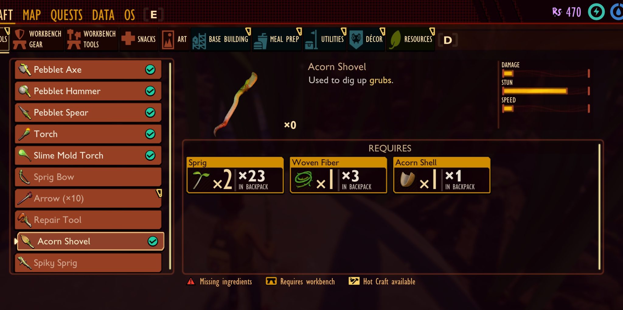 Where to find Grubs and Grub Hide in Grounded Gamepur