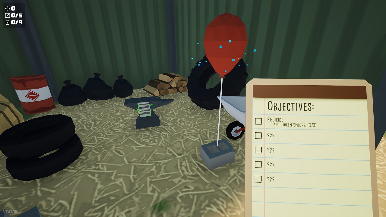 How to drop the anvil on a spider in Kill It With Fire The Ol' Classic objective Gamepur