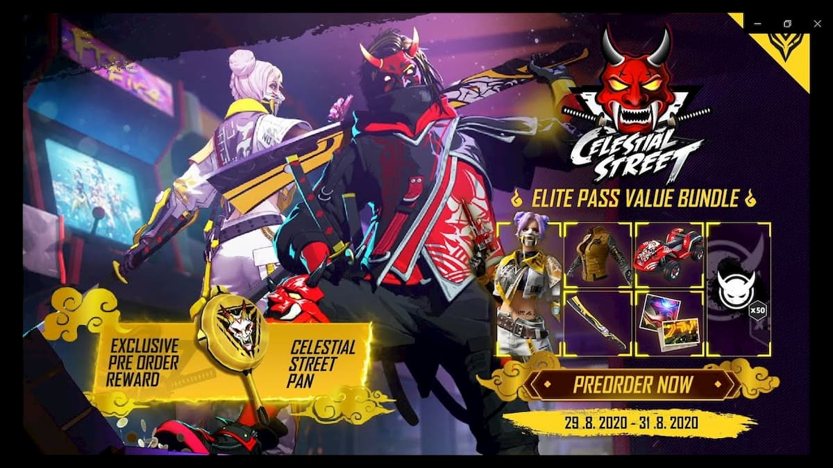 How To Pre Order The Garena Free Fire Season 28 Celestial Street Elite Pass Gamepur