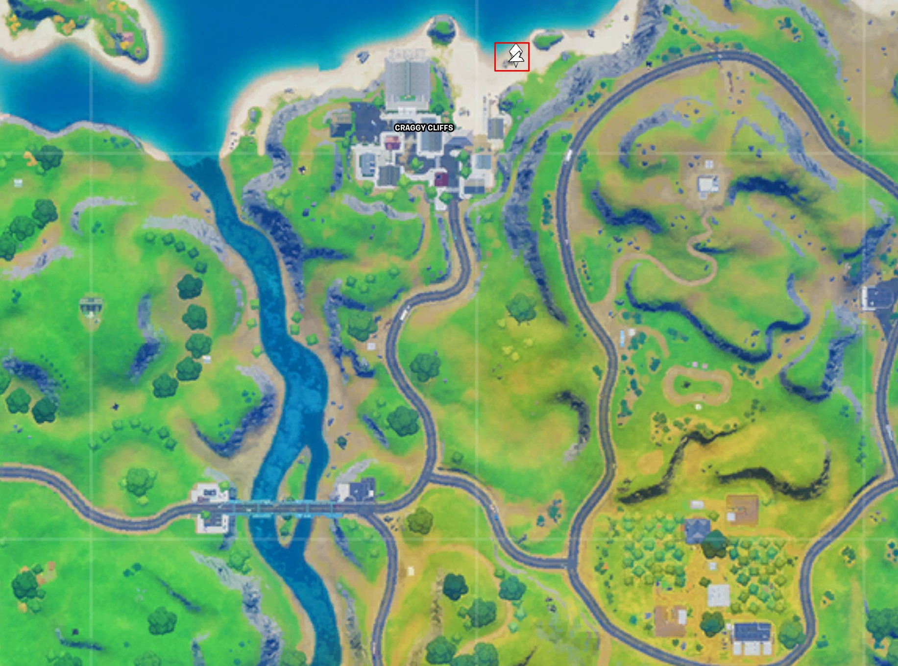 Where to quickly destroy seven boats at Craggy Cliffs in Fortnite
