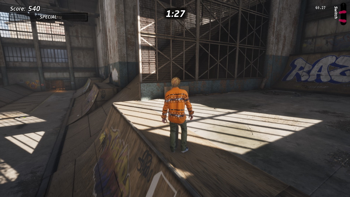 How to ollie the channel gap in Warehouse in Tony Hawk Pro Skater 1+2