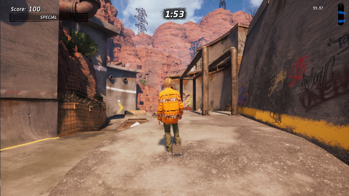 All valve locations in Downhill Jam in Tony Hawk's Pro Skater 1+2 Gamepur