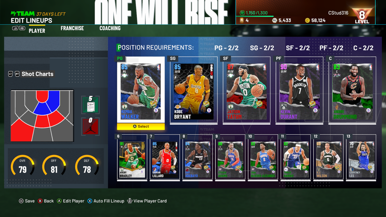 How to find a player's hot zones in NBA 2K21 DoubleXP