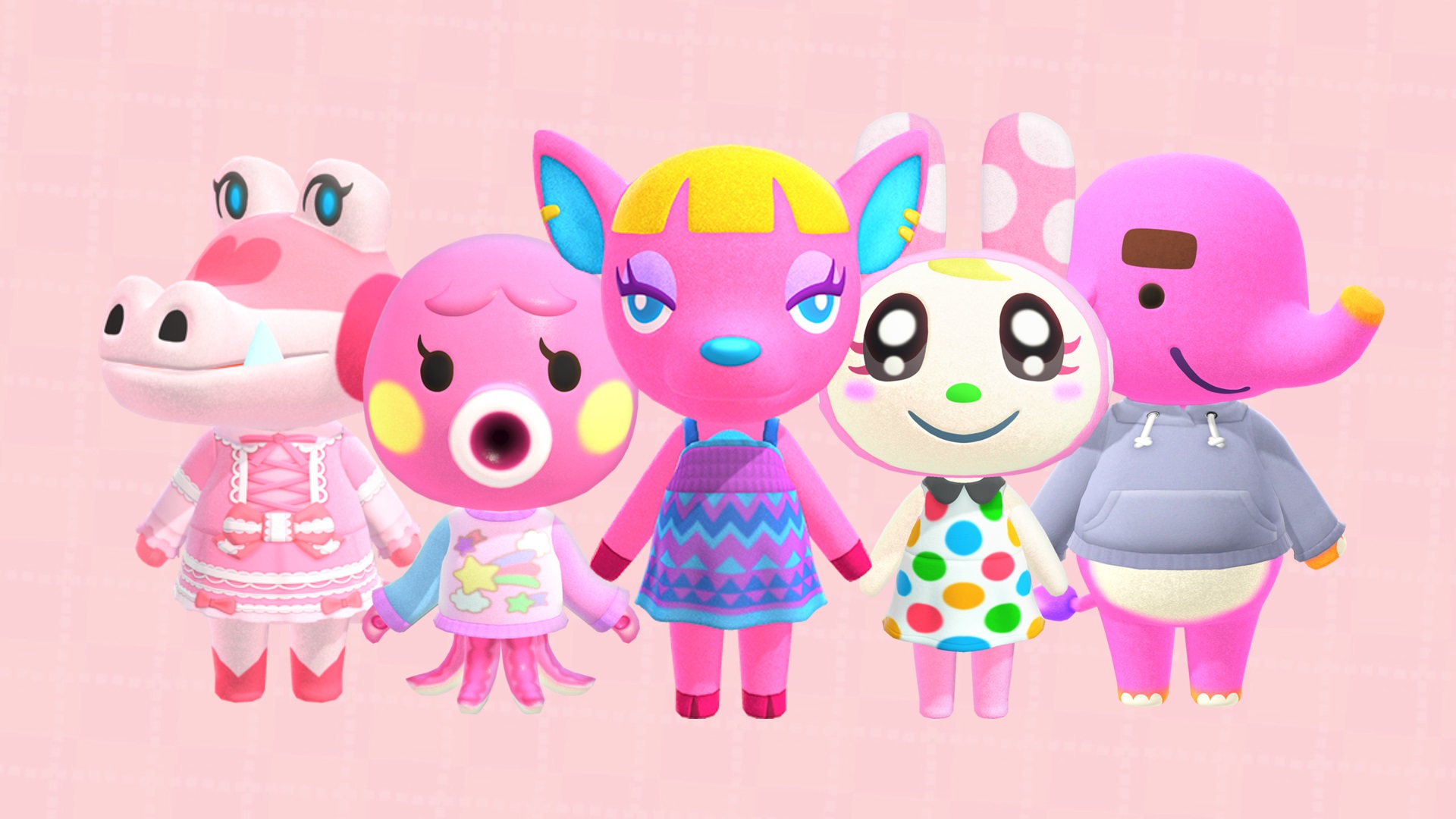 Pink Animal Crossing Characters / Can You Remember All Of The Names Of ...