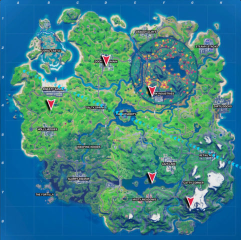 Choppa Locations Map