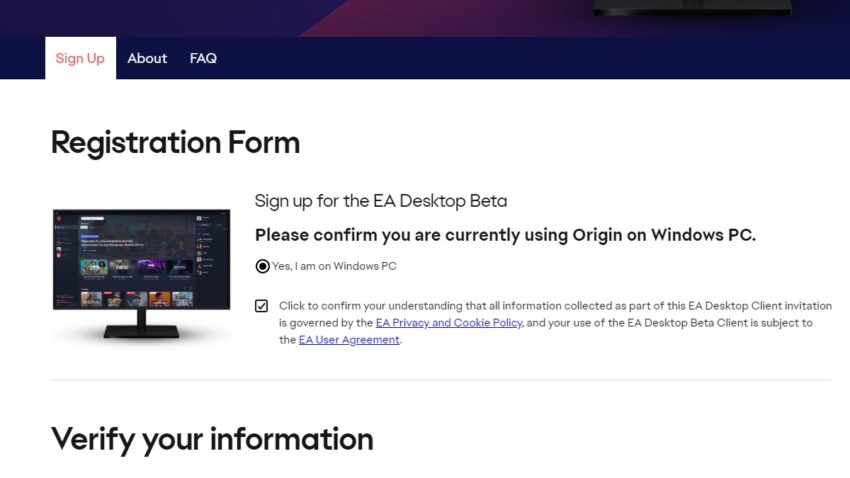 How to sign up for the EA Desktop app beta | Gamepur