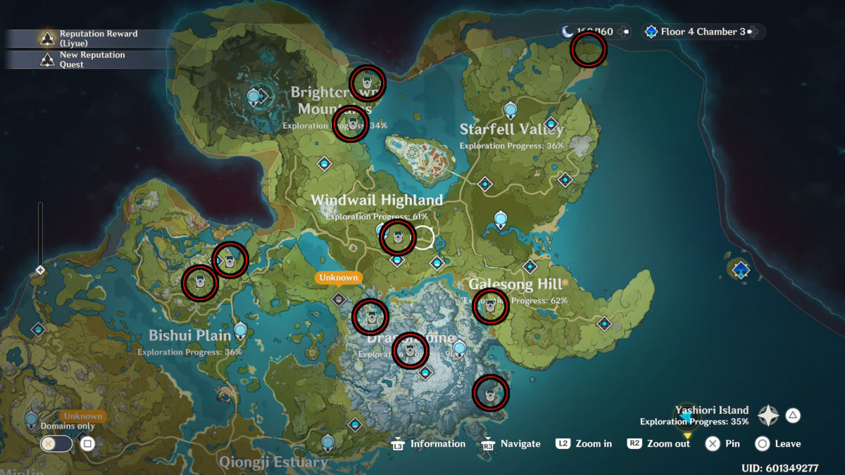 All Fatui Electro Cicin Mage boss locations in Genshin Impact Gamepur