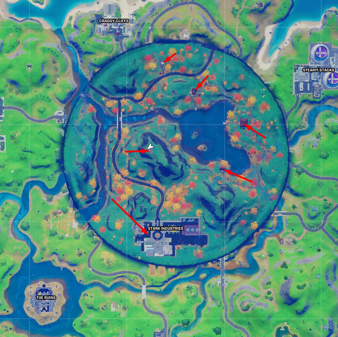 Where to search chests at Upstate New York in Fortnite Chapter 2 Season