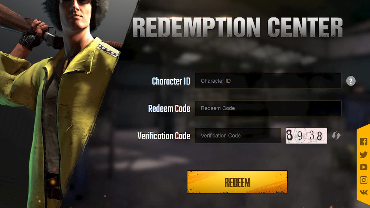 How to redeem codes from PUBG Mobile redemption center Gamepur