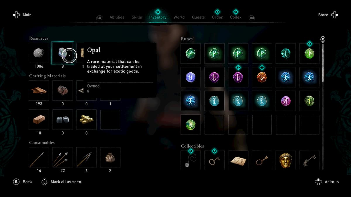 How to find opals in Assassin's Creed Valhalla - Gamepur