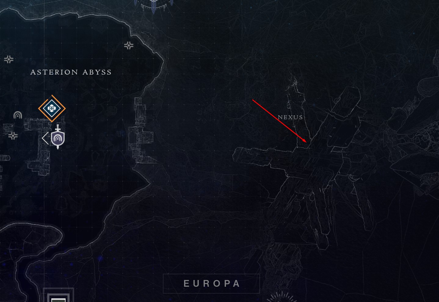 Europa Helm quest in Destiny 2 Stasis Chest locations in Nexus and