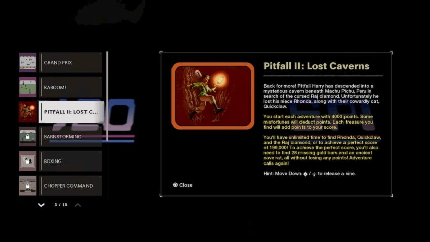 Call of Duty: Black Ops Cold War arcade Pitfall II