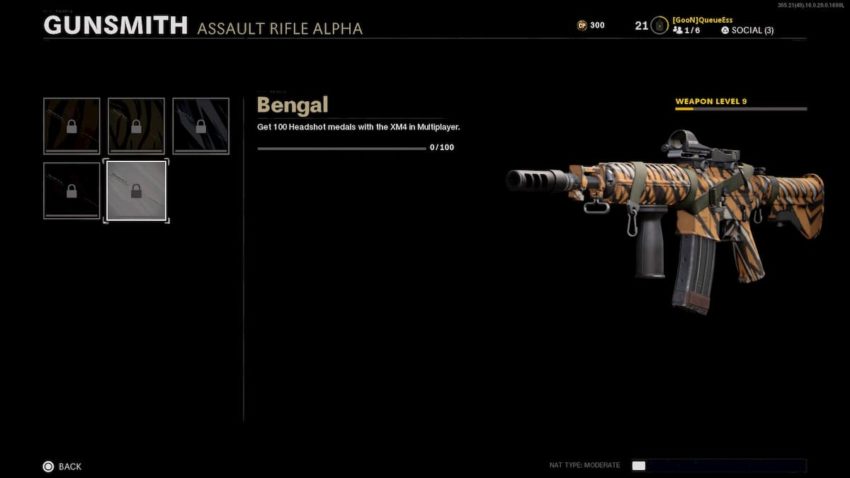 Call of Duty: Black Ops Cold War Stripes Camo