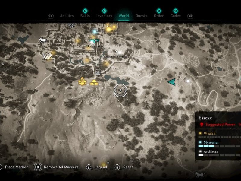 All Treasure of Britain locations in Assassin's Creed Valhalla King