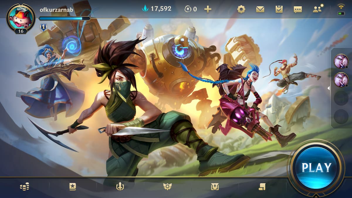 League of Legends Wild Rift 1.1.0 update Rift Rewards, new lobby