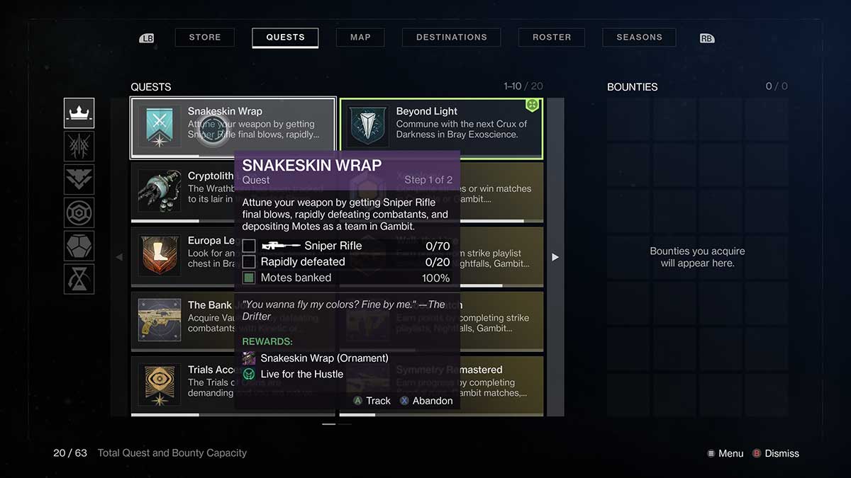 How to get the Snakeskin Wrap Ornament Destiny 2 Beyond Light Gamepur