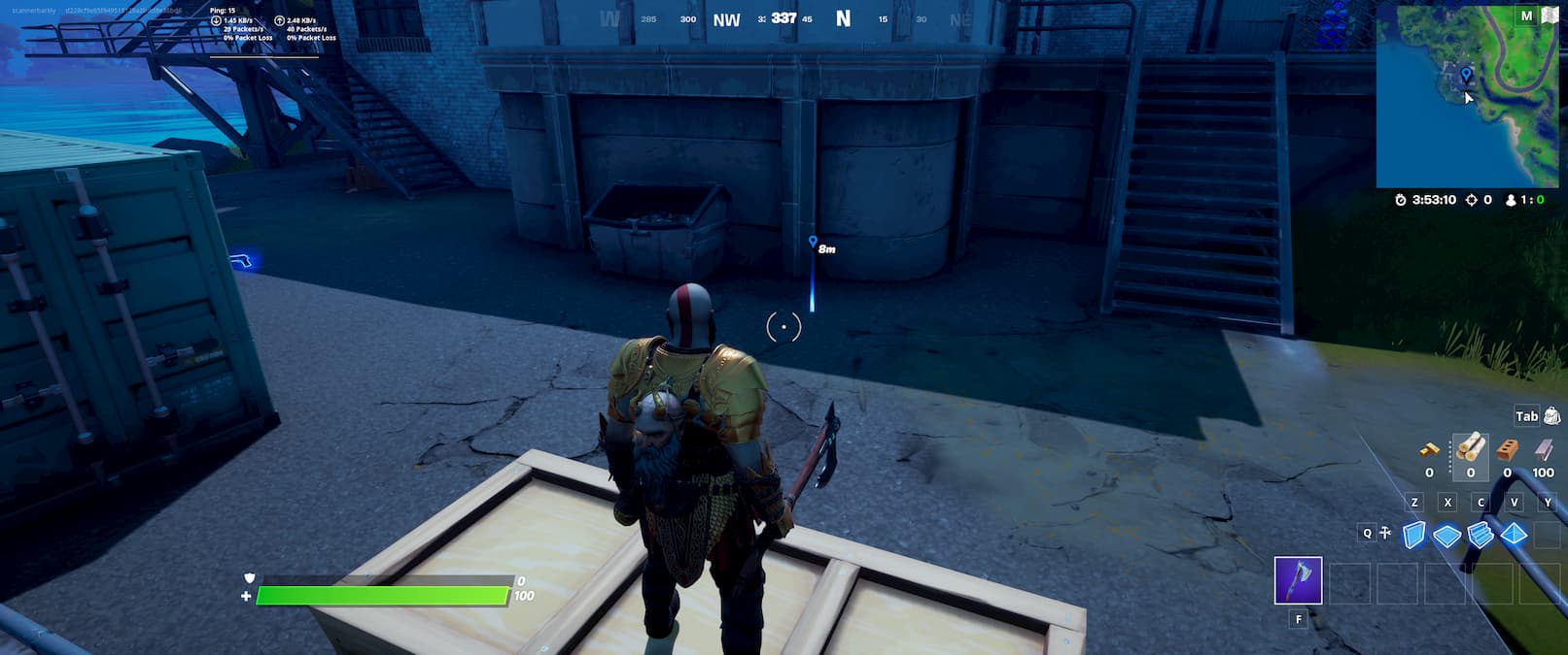 Where to plant evidence in Catty Corner or Flush Factory
