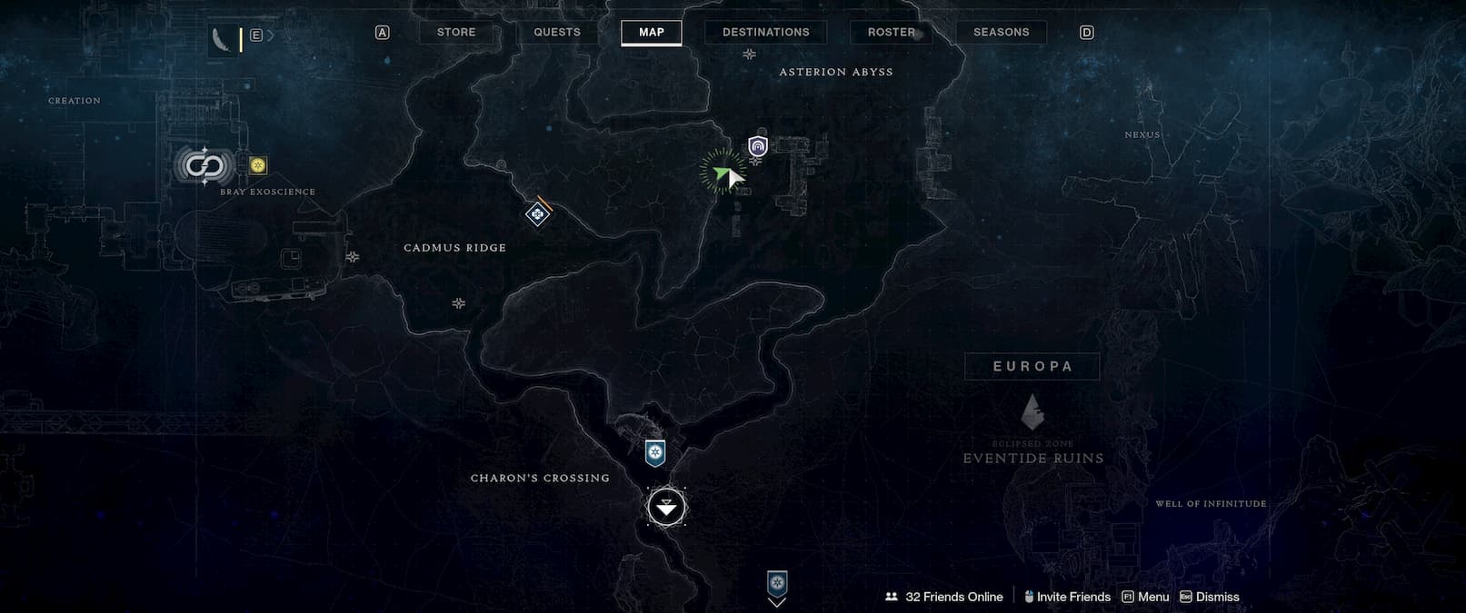 Penguin Souvenir 5 location Asterion Abyss Destiny 2 Gamepur