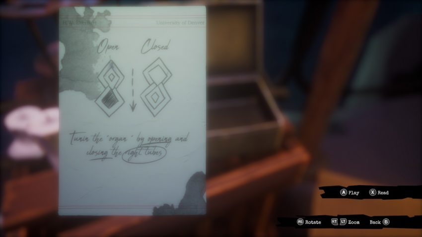 How to solve the tidal organ puzzle in Call of the Sea