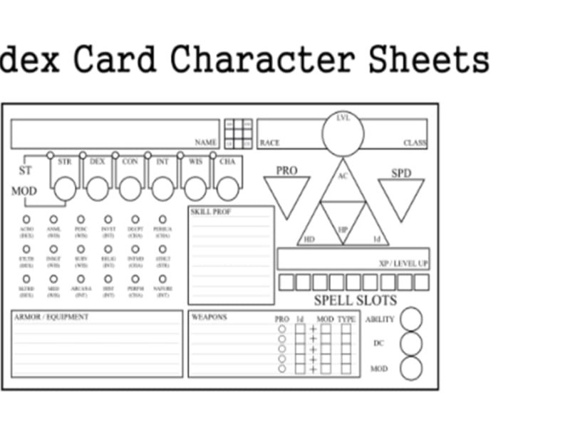 Best character sheets for Dungeons & Dragons (5th Edition) Gamepur