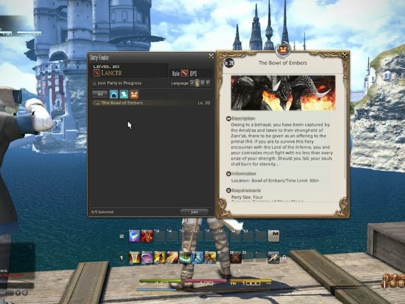 How to use the Duty Finder in Final Fantasy XIV Gamepur