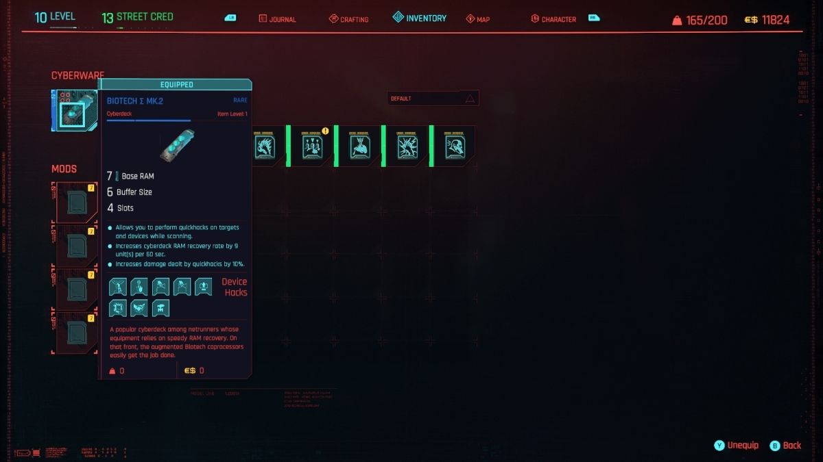 How to get more ram units in cyberpunk 2077 gamepur