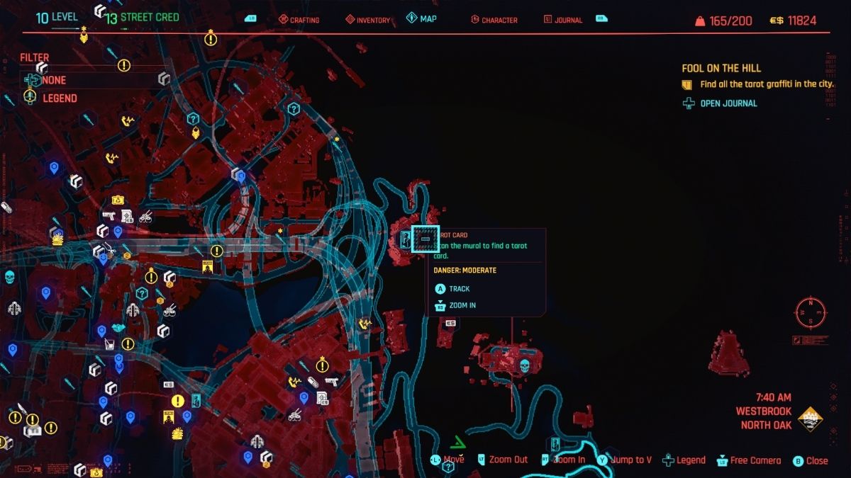 All Cyberpunk 2077 Tarot Card locations Gamepur