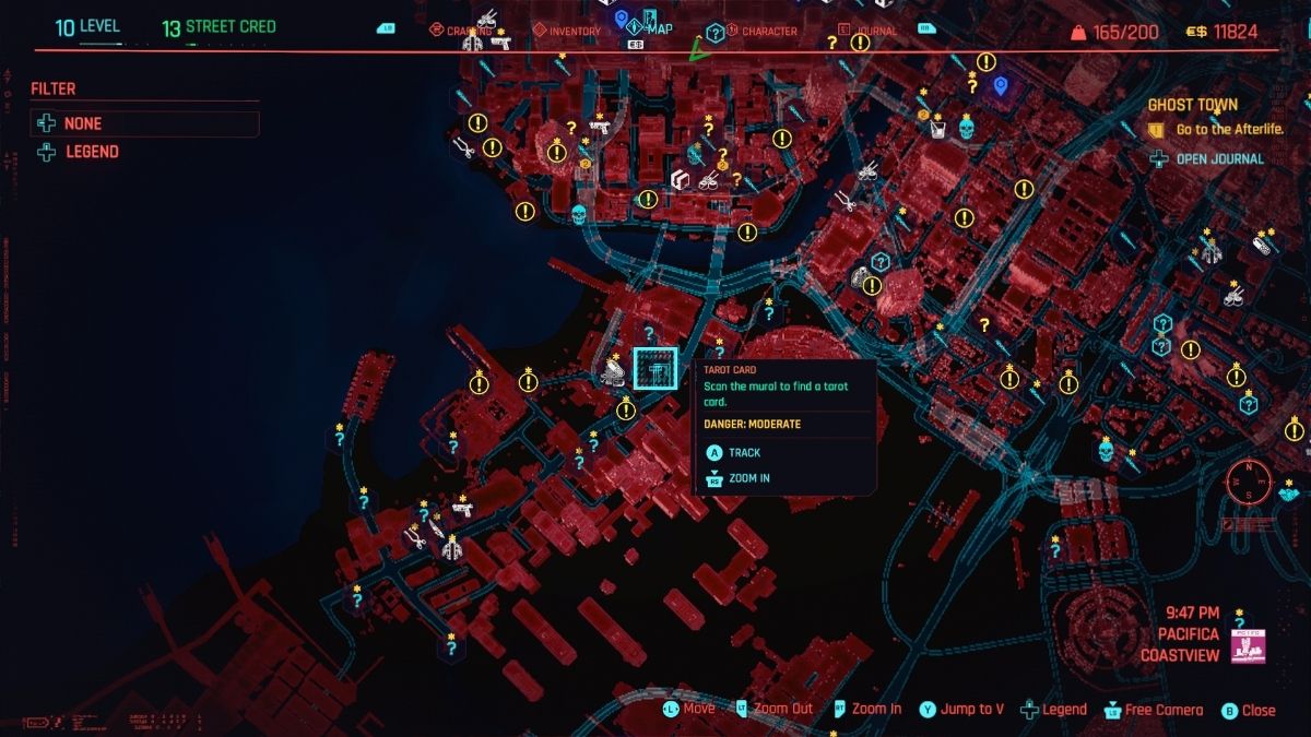 All Cyberpunk 2077 Tarot Card locations Gamepur