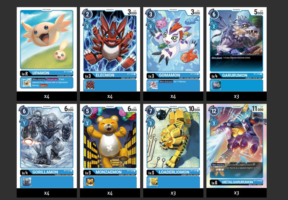The best Blue decks for the Digimon Card Game (2020) Gamepur