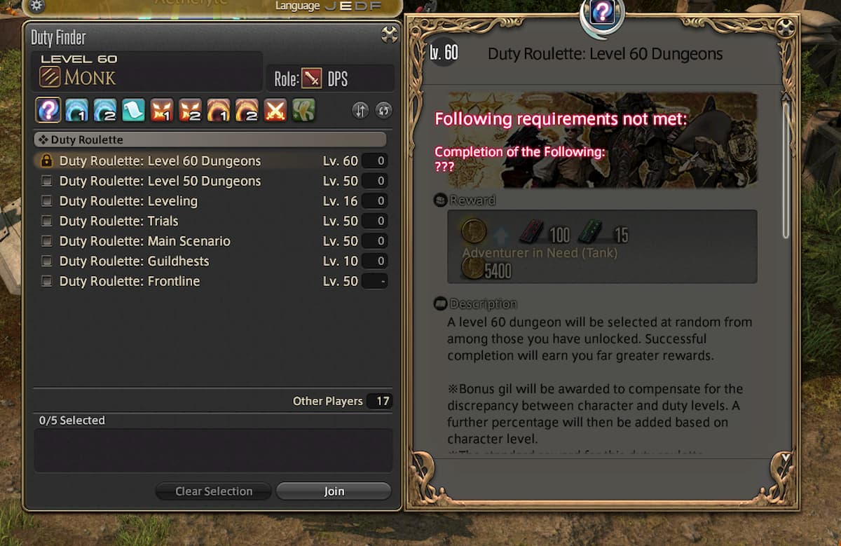 How To Use The Duty Roulette In Final Fantasy Xiv Gamepur